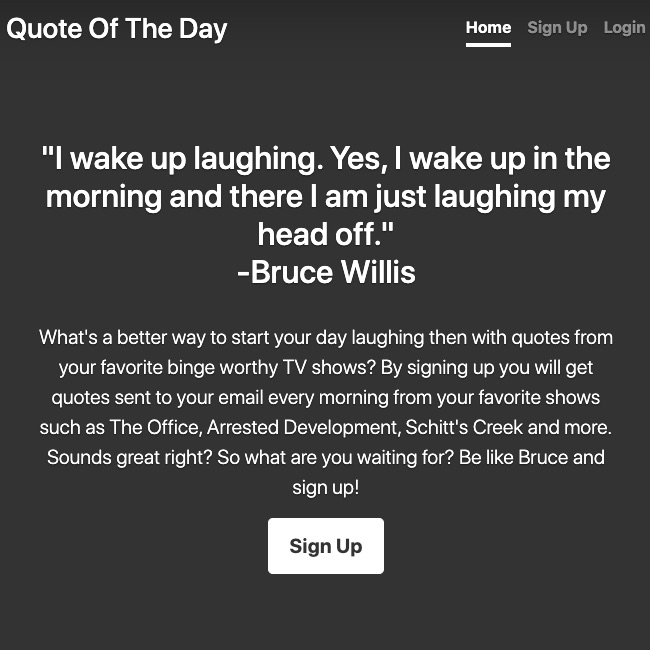 Quote of the Day photo